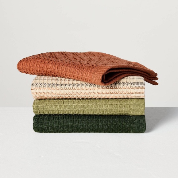 Hearth & Hand Magnolia Fall Dishcloths Set of 4 - Picture 1 of 10